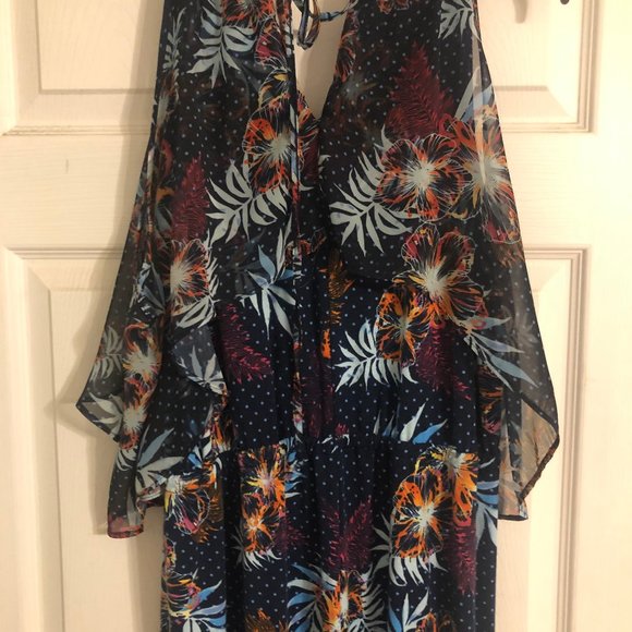 NY Collection Naida Cold Shoulder Dress - Picture 4 of 5